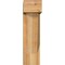 Ekena Millwork Traditional Block Rough Sawn Bracket w/ Offset Brace, Western Red Cedar, 6"W x 14"D x 22"H BKT0604X14X22TRA05RWR - alternate 4